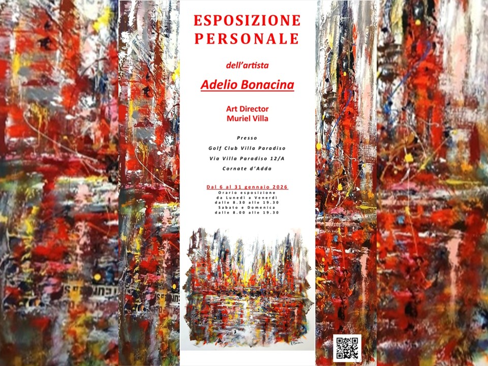 Esposizione personale Adelio Bonacina